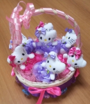 Корзинка с котятами