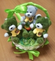 Корзиночка с мишками